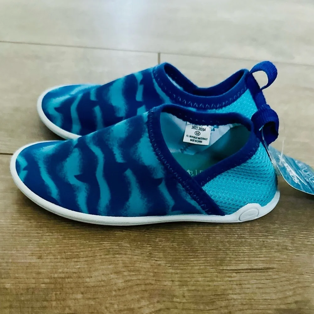 Speedo Toddler Boys Splash And Sun Bootie Scuba Blue Water Shoes size medium new
